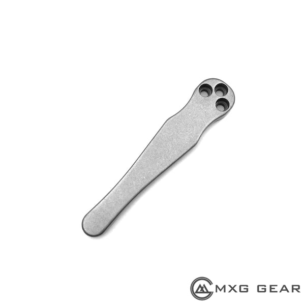 Custom Made Titanium Pocket Clip For Spyderco Para 3 – MXG Gear