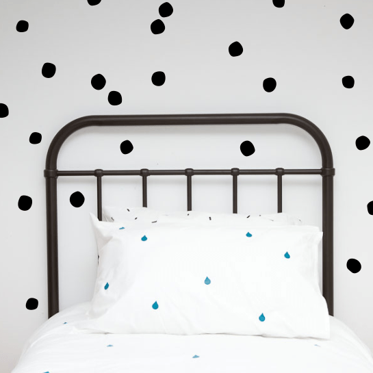 Wall Decals Polka Dots Hand Painted