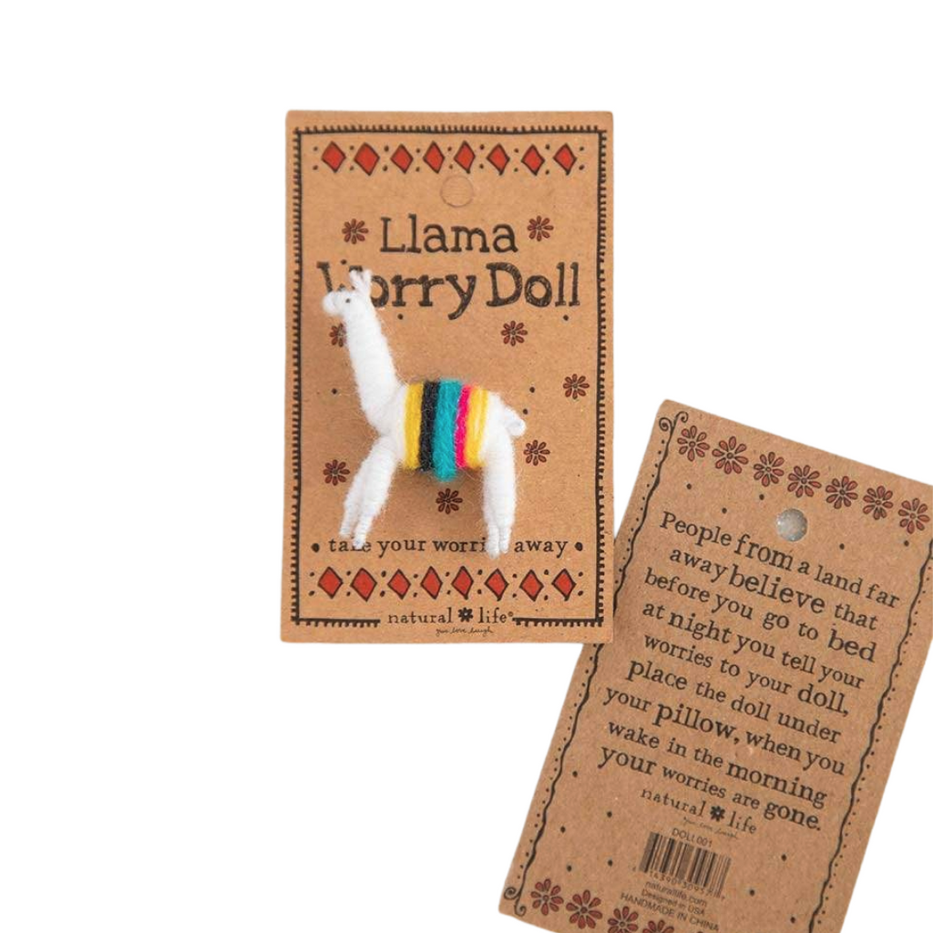 Natural Life Llama Worry Doll