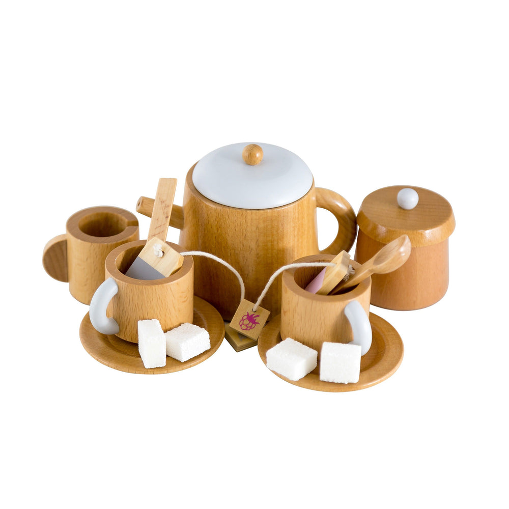 toddler wooden tea set