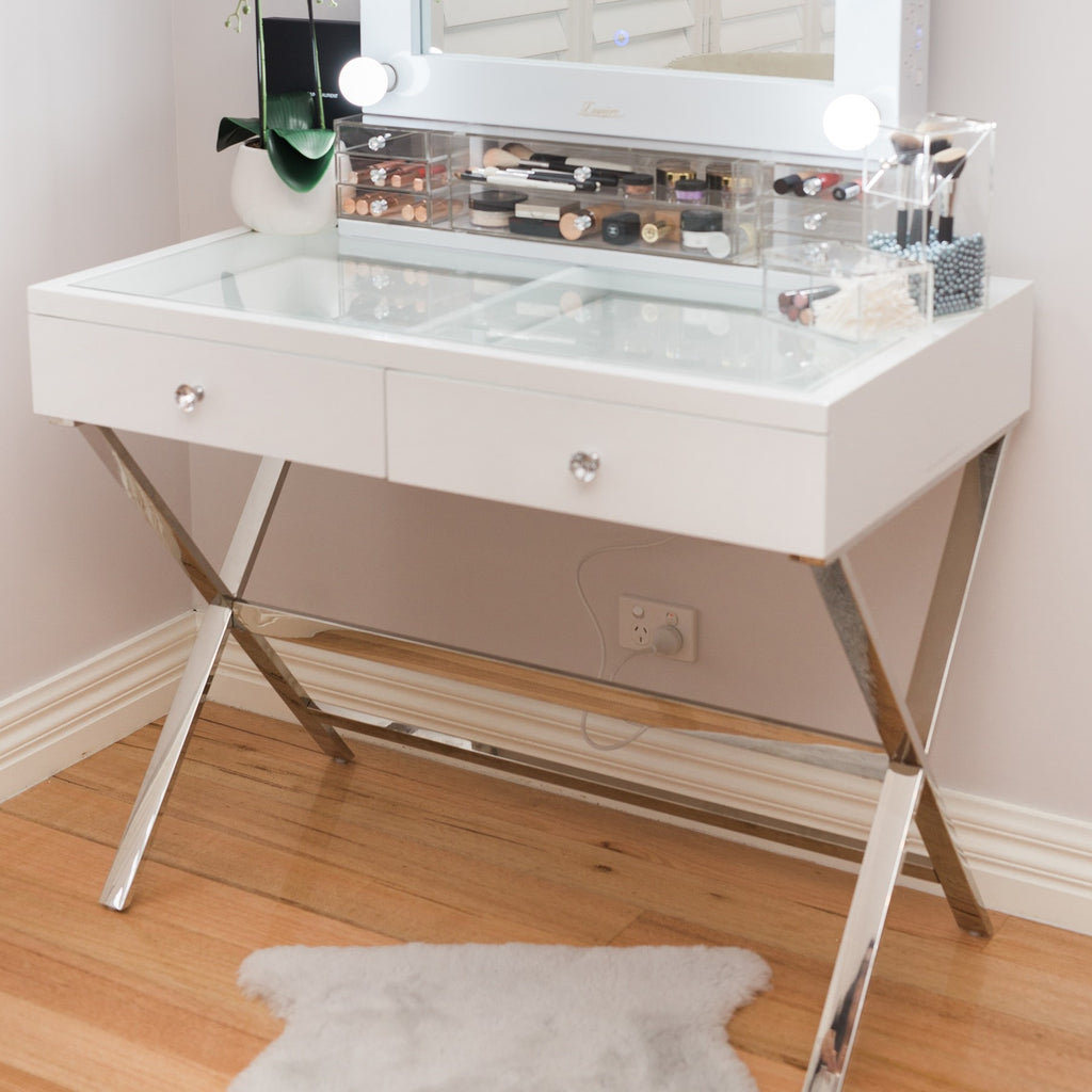 Makeup & Vanity Desks in Australia  Glamour Makeup Mirrors  House of Glam