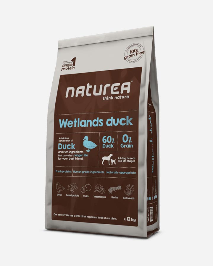 Billede af Naturea Grainfree Wetlands Duck - 12kg - med And