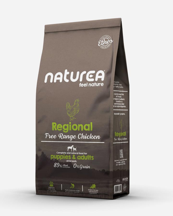 Billede af Naturea Ethos Regional - Fritgående Kylling og Kornfri - 10kg