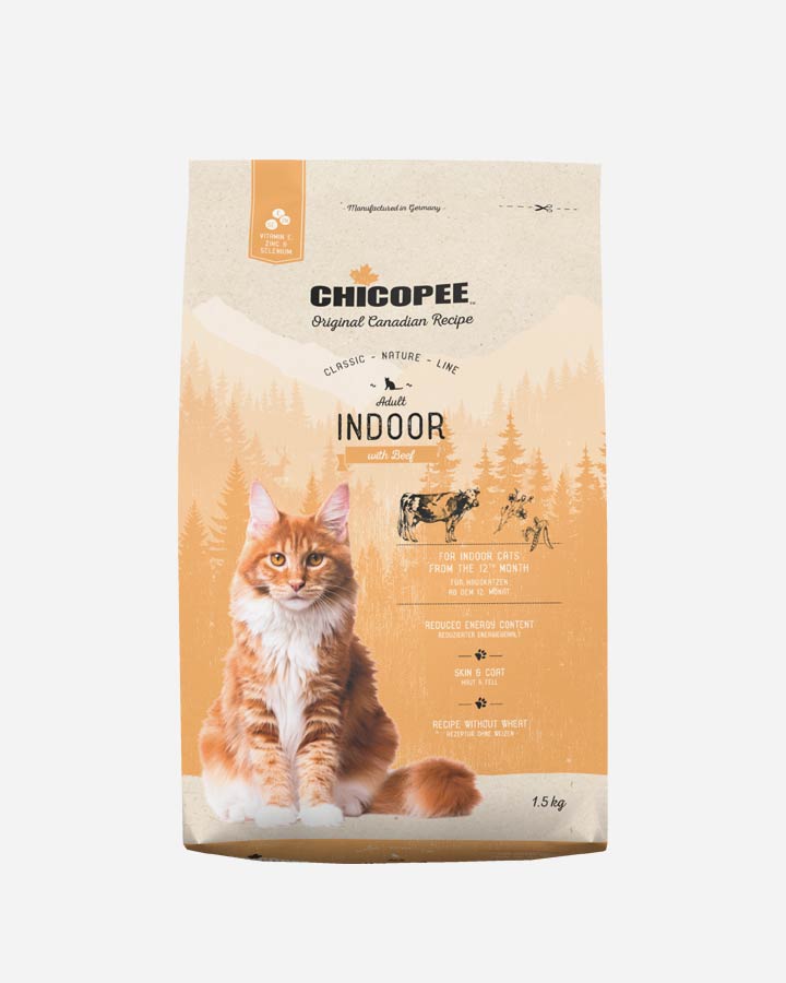 Billede af Chicopee Classic Nature Line Cat Adult Indoor - Okse - 1.5kg