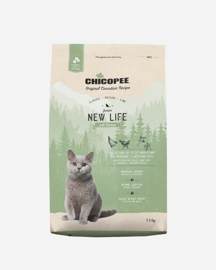 Billede af Chicopee Classic Nature Line Cat Junior New Life - Kylling - 1.5 kg