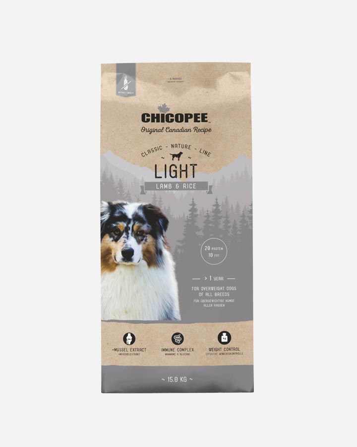 Billede af Chicopee Classic Nature Line Light - Lam og Ris - 15 kg