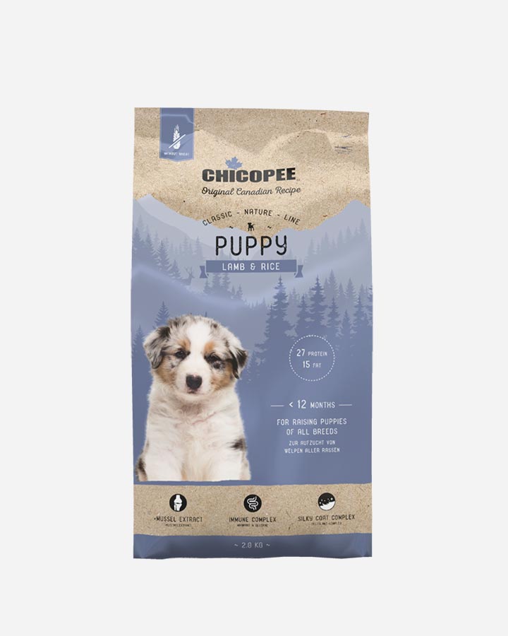 Billede af Chicopee Classic Nature Line Puppy - Lam og Ris - 2 kg