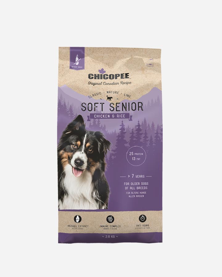 Billede af Chicopee Classic Nature Line Soft Senior - Kylling og Ris - 2 kg