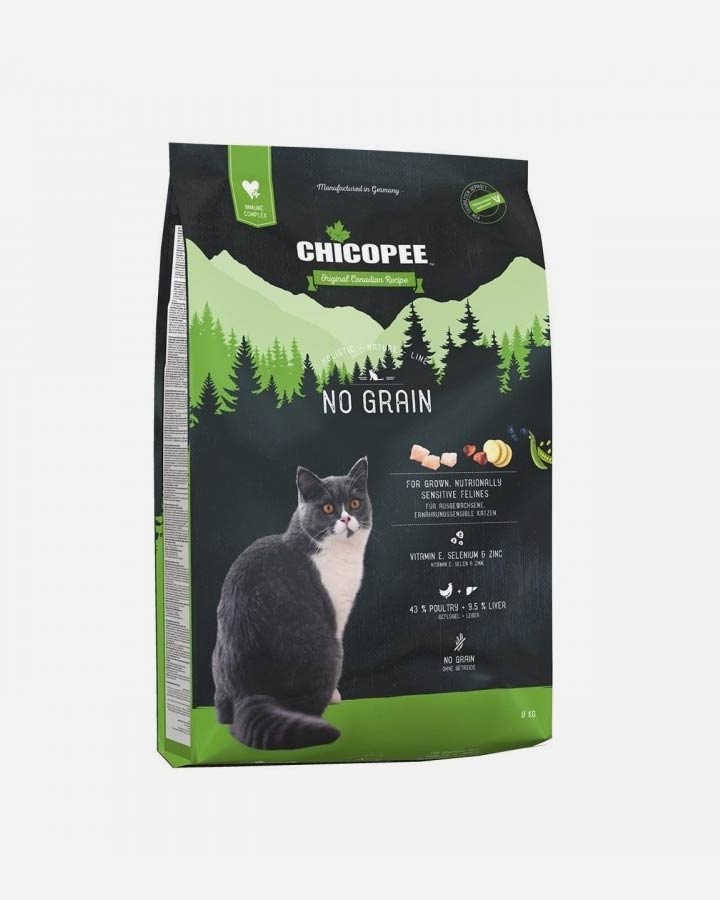 Billede af Chicopee Holistic Nature Line Cat No Grain - 8 kg - kornfrit