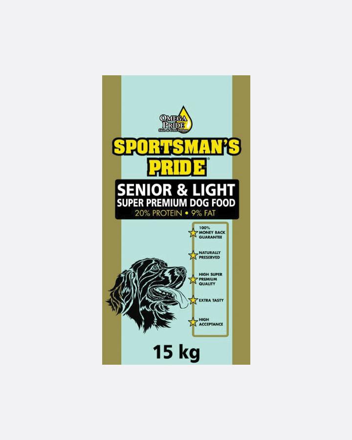 Billede af Sportsmans Pride Senior & Light - 15 kg fedtfattigt voksenfoder