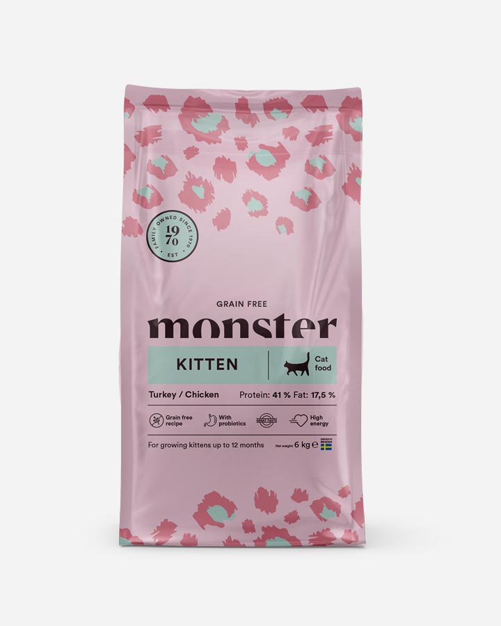 Billede af Monster Kitten/Killing - Kornfrit, Kalkun og Kylling - 6kg