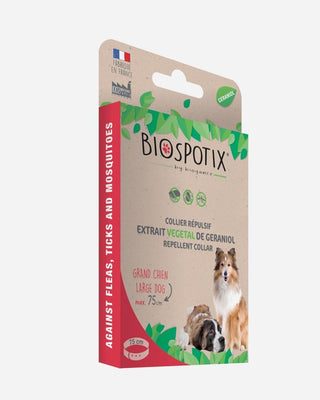 Biospotix halsbånd lopper / flåter / tæger - små hunde - Petlux.dk