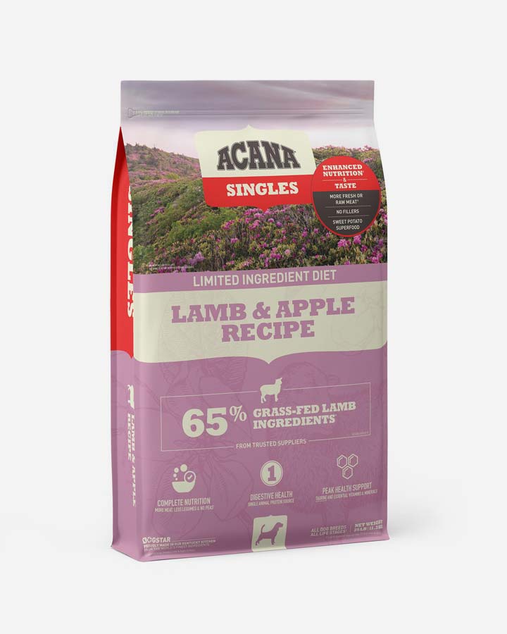 Se Acana Grass Fed Lamb - Single Protein med Lam, 11.4 kg hos Petlux.dk