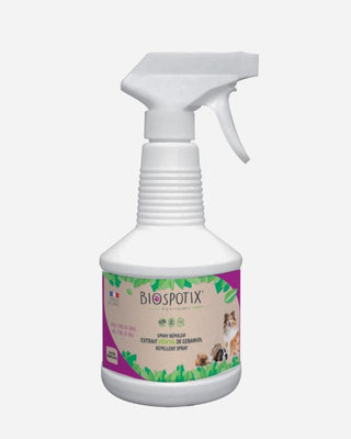 Biospotix Indoor spray 100% naturligt mod lopper møljøet – Petlux.dk