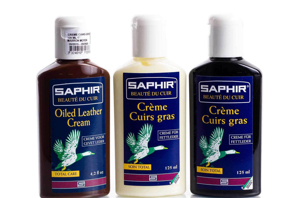 saphir greasy leather cream