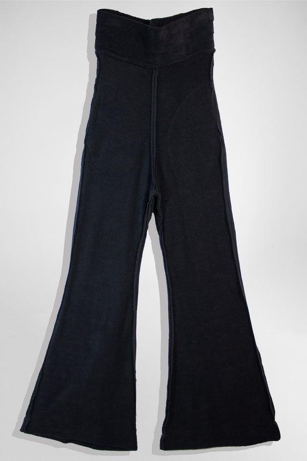 New Loose Black Pants / Wide Leg Pants / Soft Light Viscose Textile Trousers/  Side Pockets Asymmetrical Pants by AAKASHA A05548 -  Canada