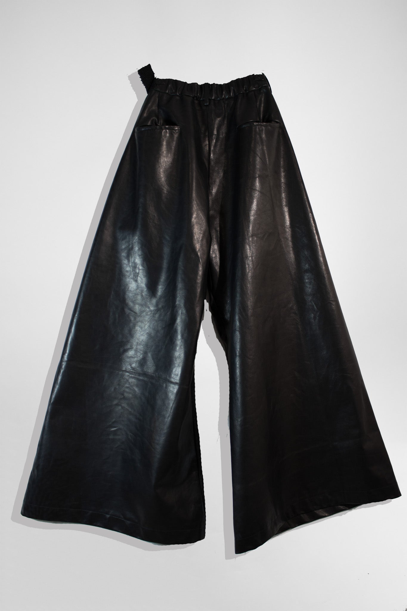 FLARED LEATHER PANTS | NELLY JOHANSSON