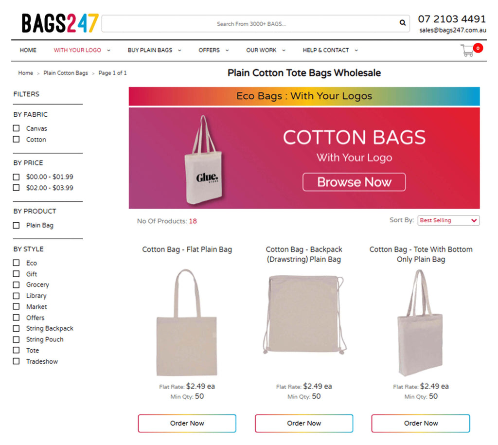 Cotton Bags