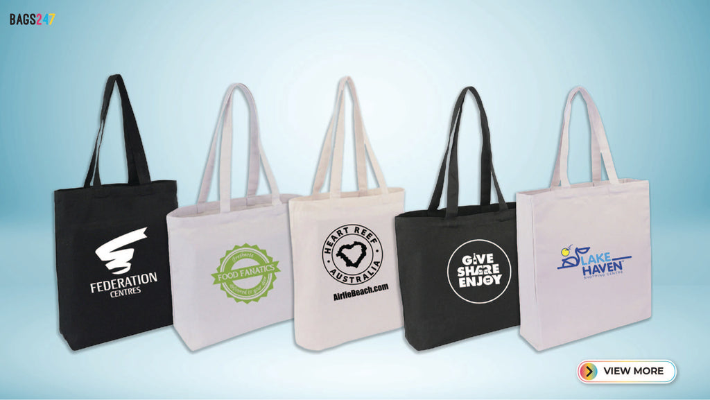 Common bag types made out of Canvas