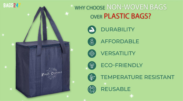 Why choose non woven bags over plastic bags