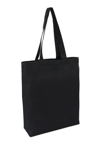 Buy Plain Black Canvas Tote Bag With Bottom In Heavy Cotton Wholesale – www.semadata.org