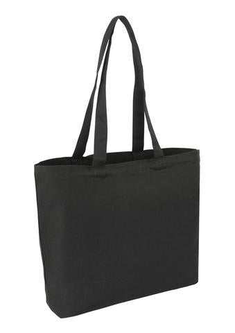 Plain Black Canvas Market Bag Wholesale | Plain Black Canvas Grocery ...