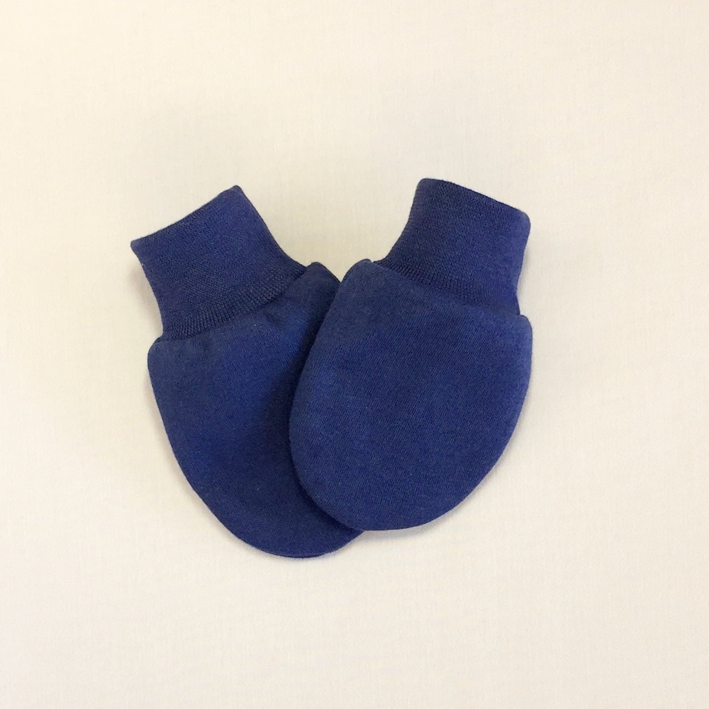 navy blue baby mittens