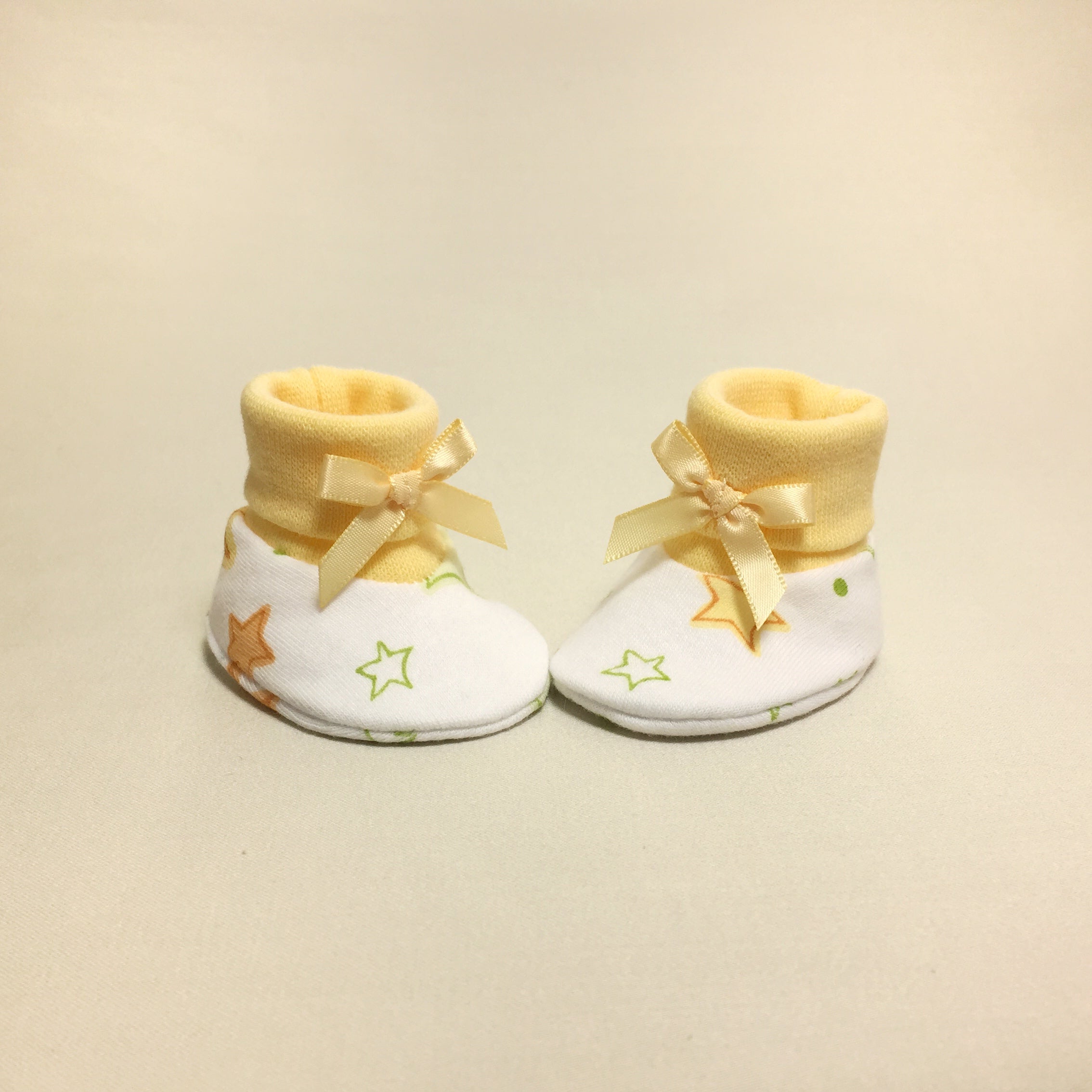 NICU Booties Twinkle - Yellow – Itty 