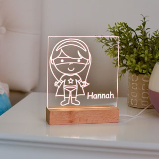 superhero hannah night light