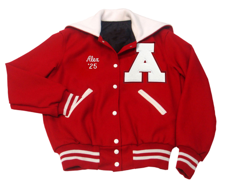 Raw Is War Retro Varsity Jacket – Chalk Line Apparel