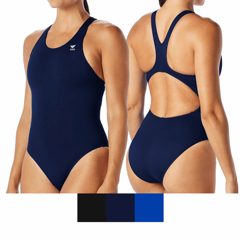 Rolling Valley Dolphins: TYR Fizzy Diamondfit Back (Blue) – SuitUp
