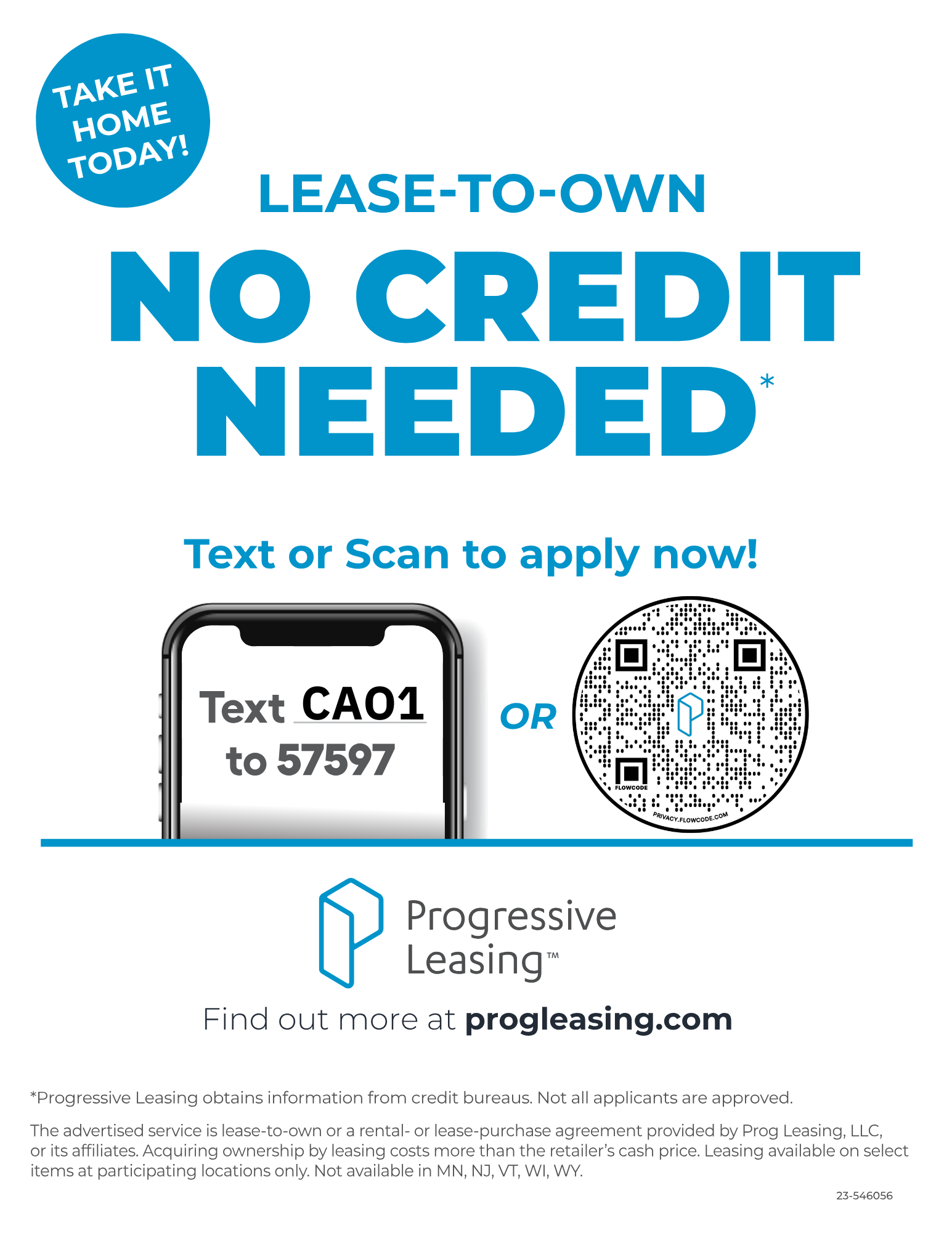 Scan QR Code to Lease or Own