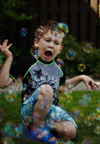 sensory bubbles special kids play activities 