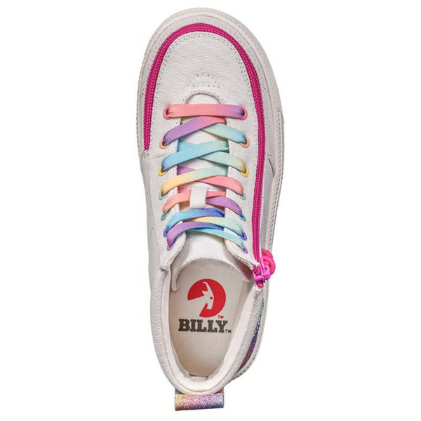 Billy Footwear Kids High Top Rainbow Canvas Shoes | SpecialKids.Company