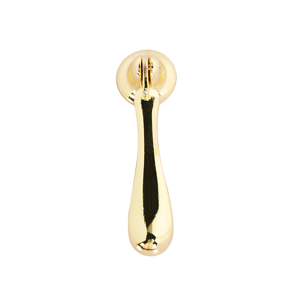 Utopia Alley HW269PLGD011 Danbury Pendant Drop Pull, 2.7", Polished Gold