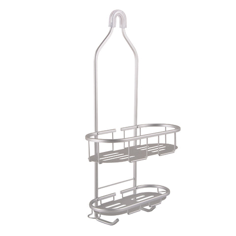 Utopia Alley Aluminum Flat Shelf, Rustproof Corner Shower Caddy, Satin  Chrome & Black Finish - On Sale - Bed Bath & Beyond - 20056194