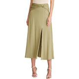 Halston Gianna Jersey Slit Skirt