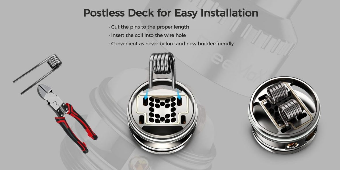 Featuring a postless deck for easy installation