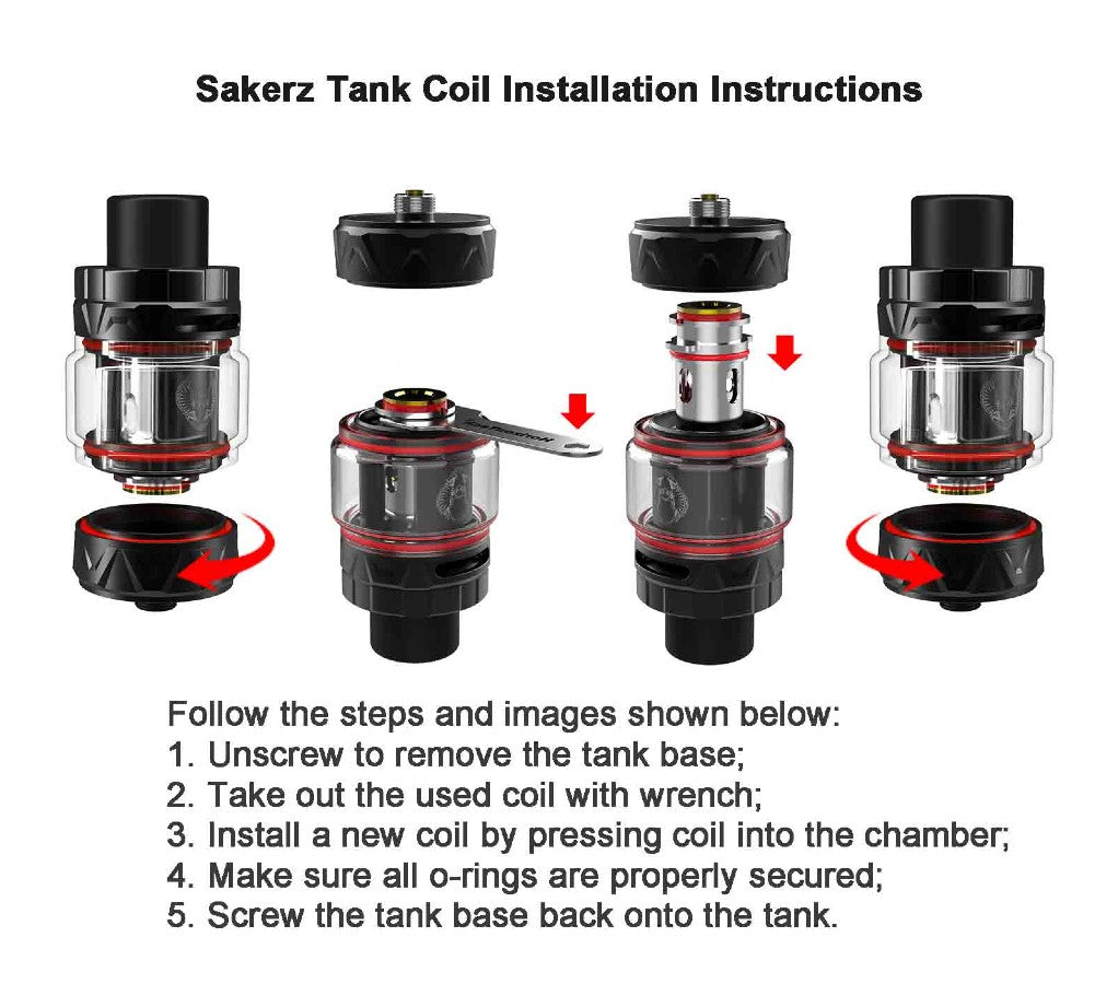 Sakerz coil replacement instructions