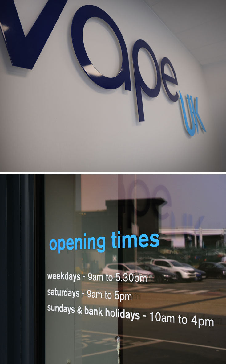 Vape UK Opening Times