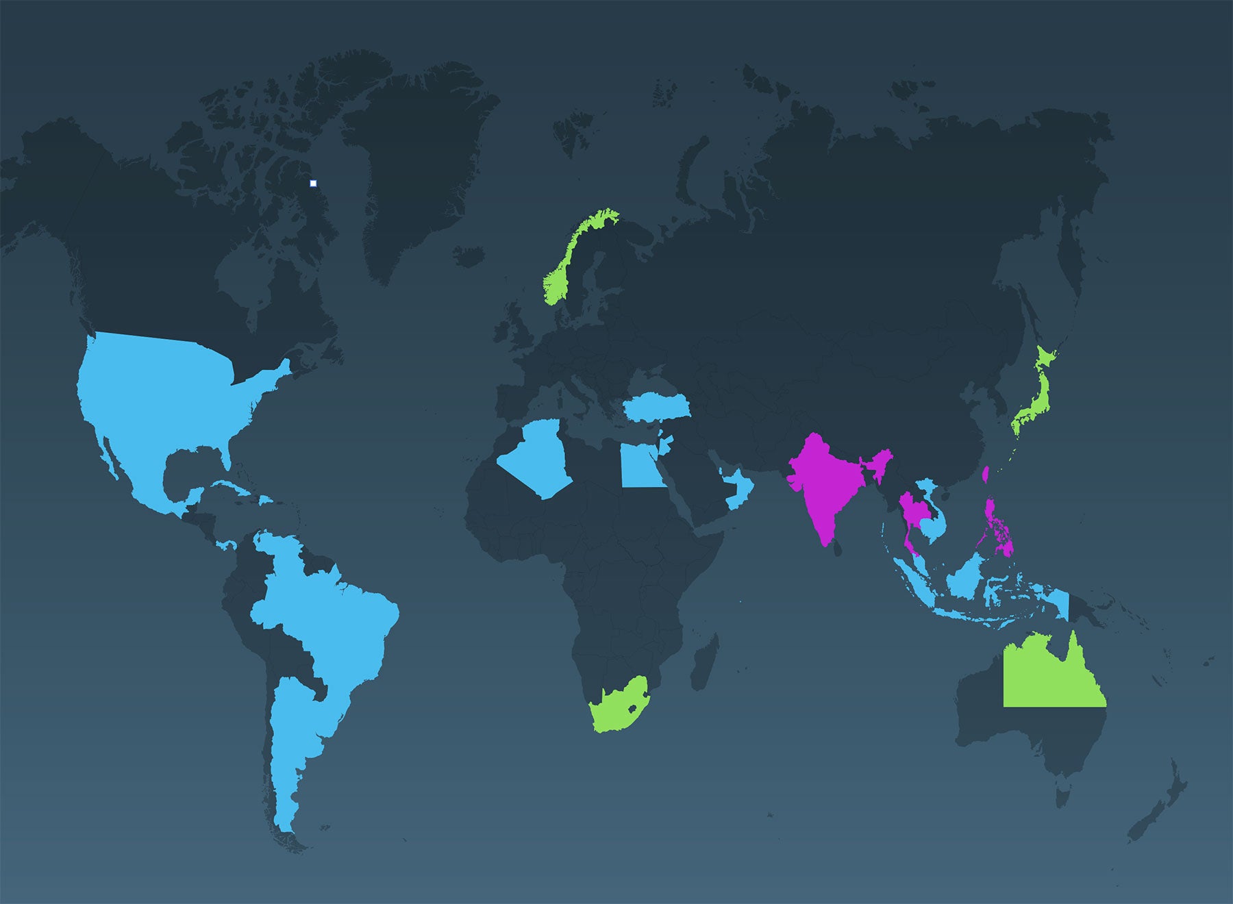 Vapoter dans le monde