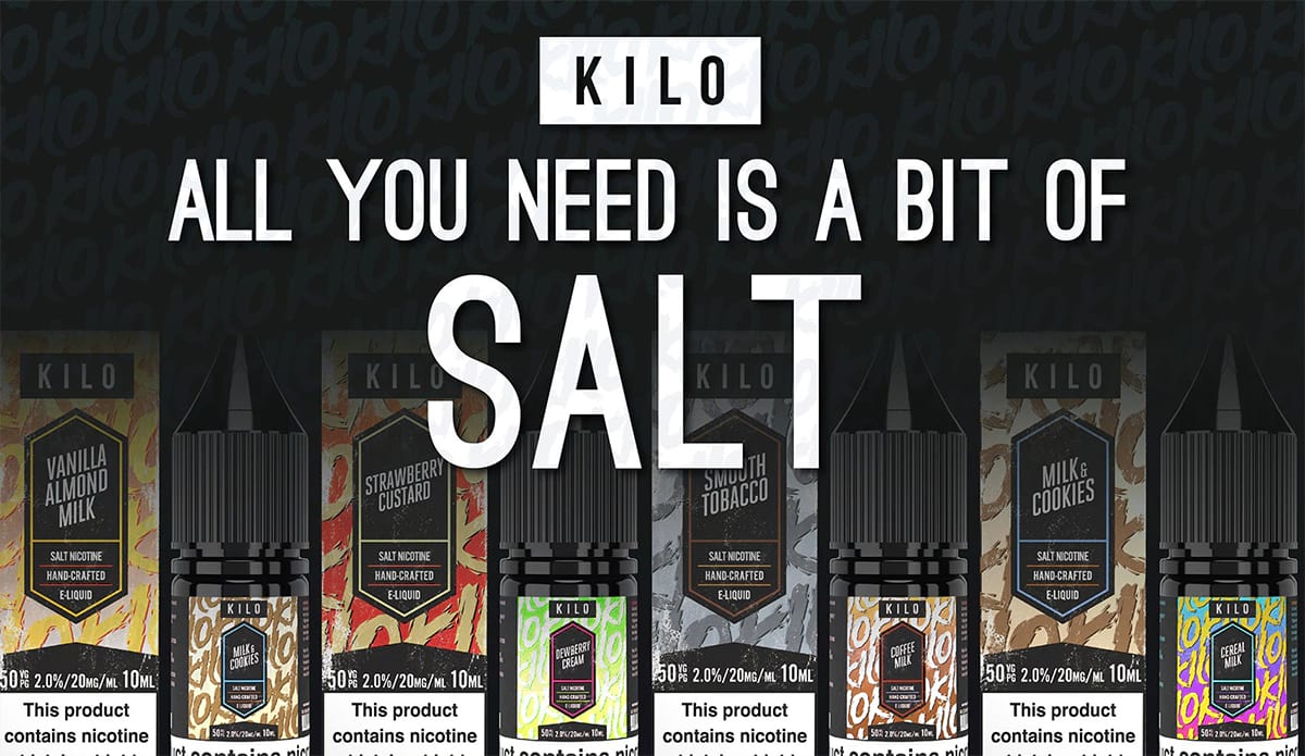 Kilo Nic Salt E-Liquids Kilo Nic Salt E-Liquid Banner
