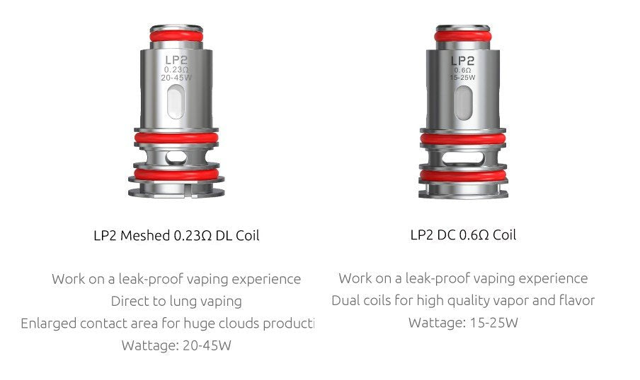SMOK LP2 coils are available in two versions for all vaping styles