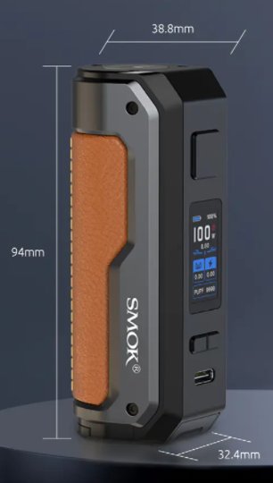 Fortis mod Specifications Specifications of the SMOK Fortis mod