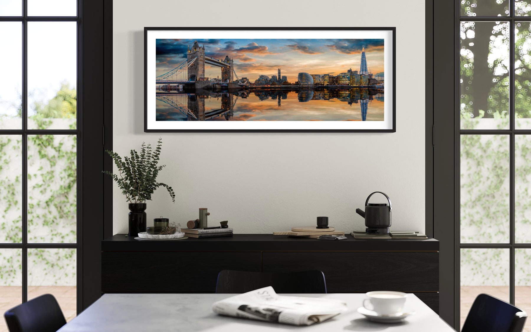 Panoramic framed print of London by Print Panoramics