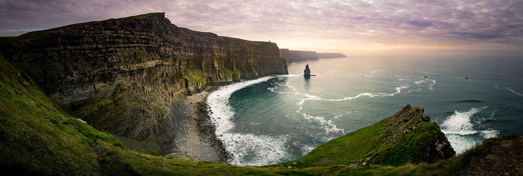 The Cliffs of Moher - stunning panoramic photo