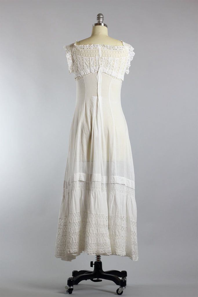 Edwardian Victorian Wedding Garden Dress | The Vintage Net