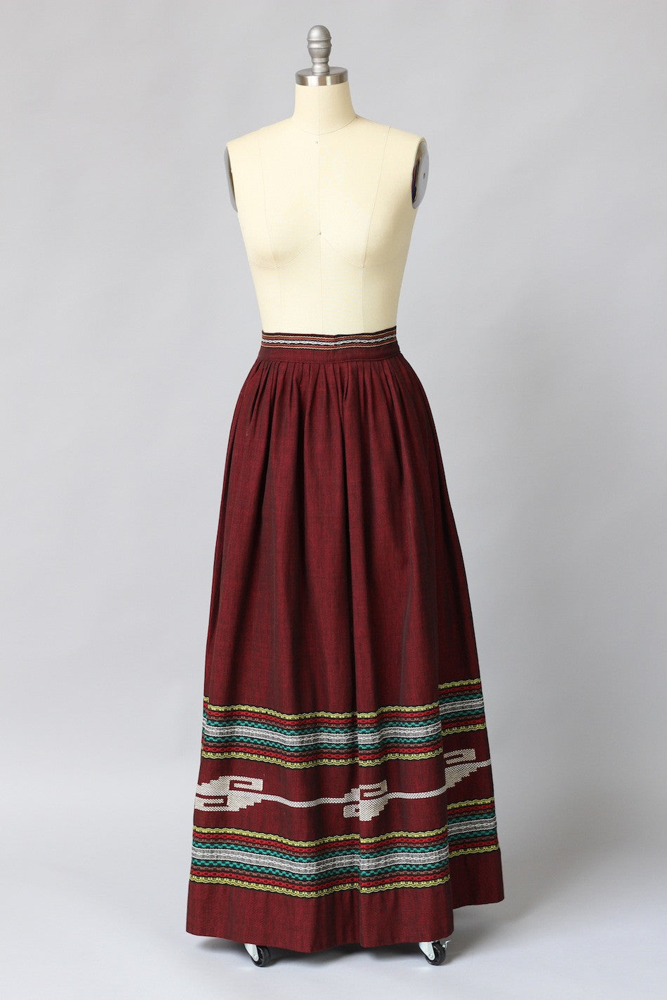 mexican maxi skirt