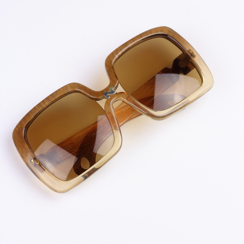Vintage Jackie O Nina Ricci 1970s Sunglasses in Golden Brown | The ...