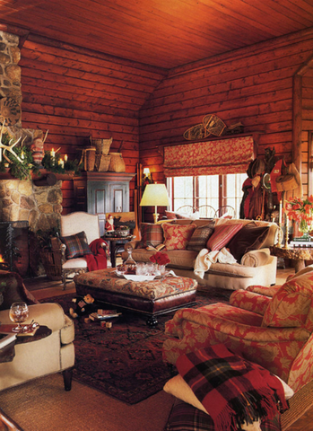 Create a cozy, wintery feeling with the right ski lodge decor